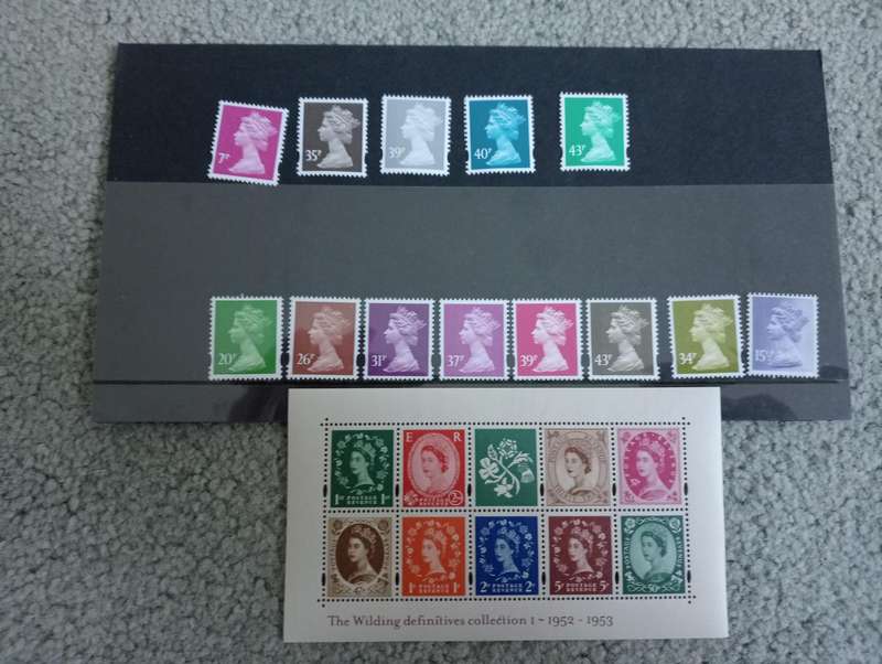 GB-SCARCE MODERN " MACHIN'S " AND MORE-ALL SUPERB POST OFFICE FRESH-SEE OTHER LOTS !!!