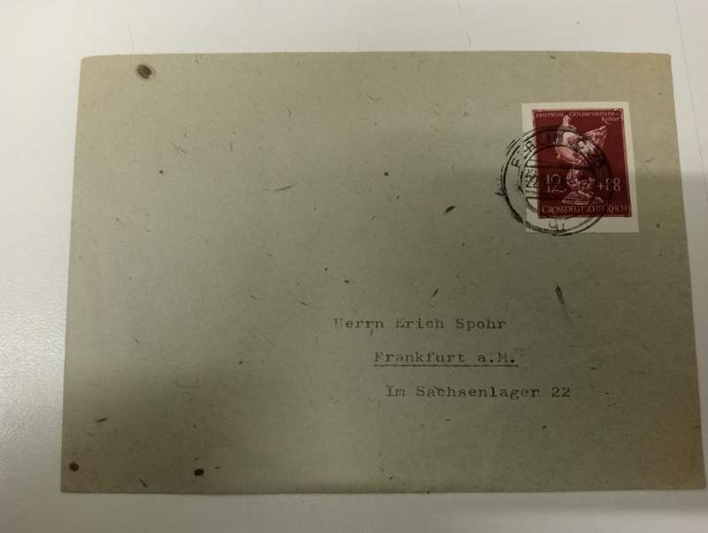 REICH-VERY SCARCE COVER FRANKED WITH " IMPERFORATED ISSUE " !!!