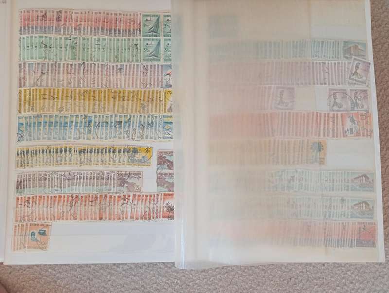 SWA-MASSIVE USED AND MINT COLLECTION EARLY DEFINITIVES-POSTAL CANCELS 1000`S-SMALL SAMPLE BELOW