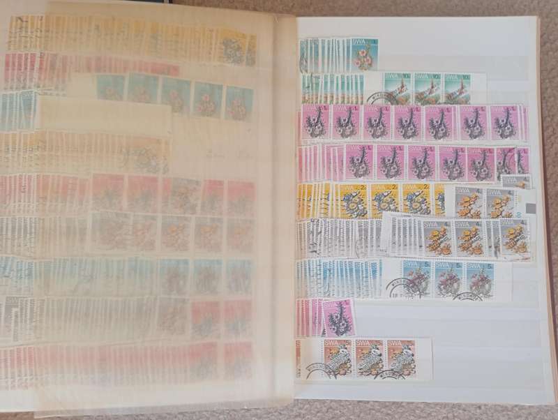 SWA-MASSIVE USED AND MINT COLLECTION EARLY DEFINITIVES-POSTAL CANCELS 1000`S-SMALL SAMPLE BELOW
