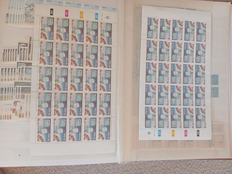 SWA-MASSIVE USED AND MINT COLLECTION EARLY DEFINITIVES-POSTAL CANCELS 1000`S-SMALL SAMPLE BELOW