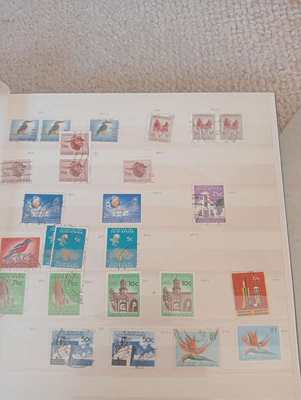 RSA-VERY SCARCE FIRST DEFINITIVE COLLECTION MOSTLY USED BUT MANY SCARCE CONTROLS UMM-SEE BELOW