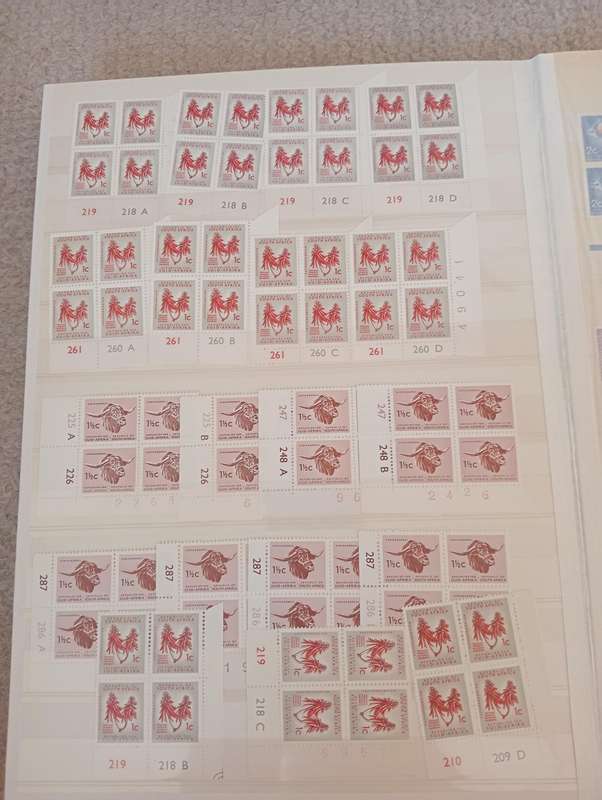 RSA-VERY SCARCE FIRST DEFINITIVE COLLECTION MOSTLY USED BUT MANY SCARCE CONTROLS UMM-SEE BELOW