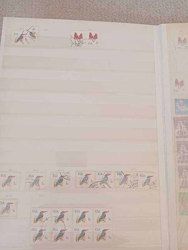 RSA-VERY SCARCE FIRST DEFINITIVE COLLECTION MOSTLY USED BUT MANY SCARCE CONTROLS UMM-SEE BELOW