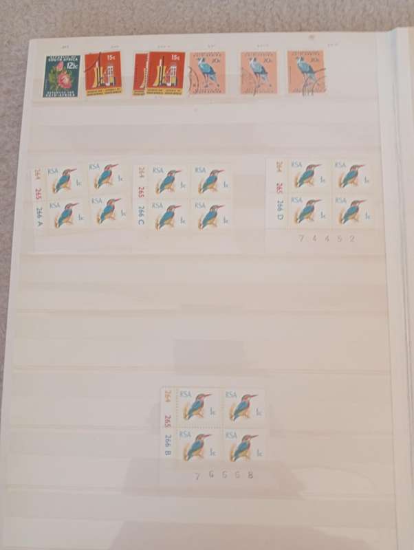 RSA-VERY SCARCE FIRST DEFINITIVE COLLECTION MOSTLY USED BUT MANY SCARCE CONTROLS UMM-SEE BELOW