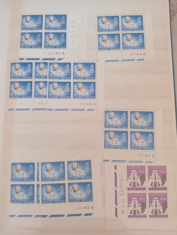 RSA-VERY SCARCE FIRST DEFINITIVE COLLECTION MOSTLY USED BUT MANY SCARCE CONTROLS UMM-SEE BELOW