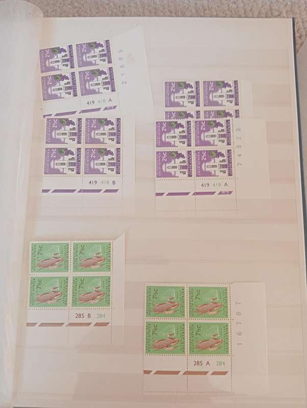 RSA-VERY SCARCE FIRST DEFINITIVE COLLECTION MOSTLY USED BUT MANY SCARCE CONTROLS UMM-SEE BELOW