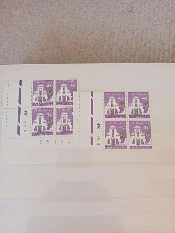 RSA-VERY SCARCE FIRST DEFINITIVE COLLECTION MOSTLY USED BUT MANY SCARCE CONTROLS UMM-SEE BELOW