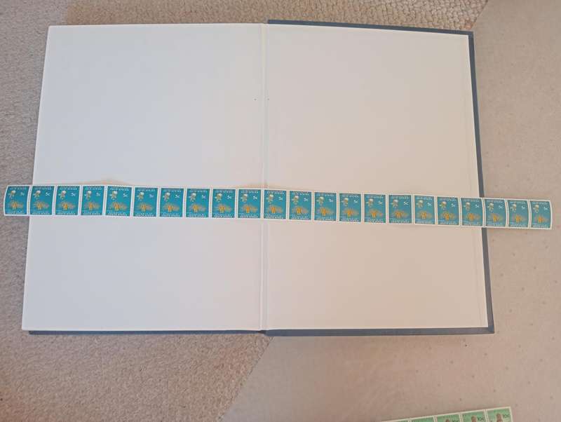 RSA-VERY SCARCE COLLECTION OF COILS STRIPS OF 22-SEE ALL BELOW-TWO NEED CAREFUL SEPARATING