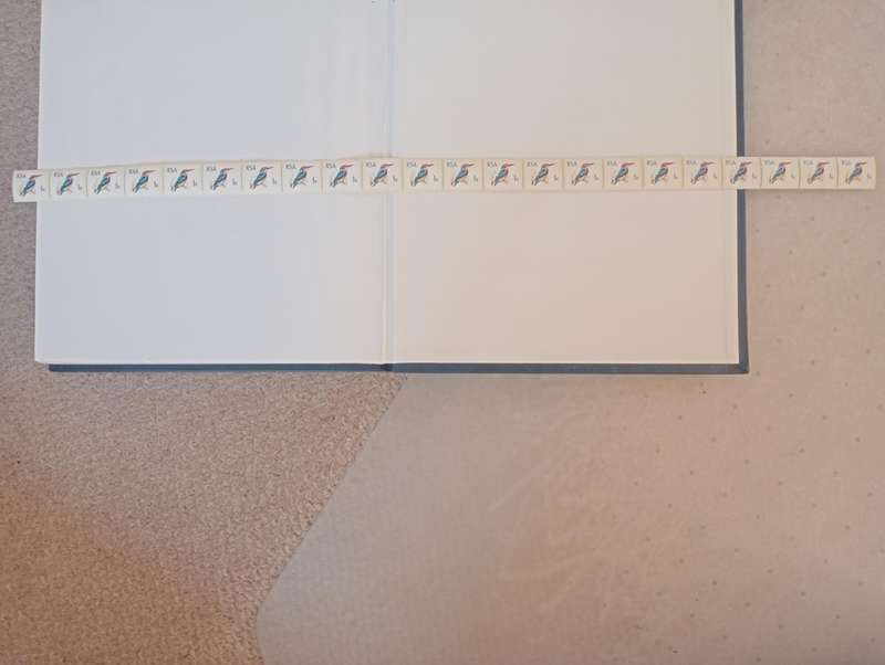 RSA-VERY SCARCE COLLECTION OF COILS STRIPS OF 22-SEE ALL BELOW-TWO NEED CAREFUL SEPARATING