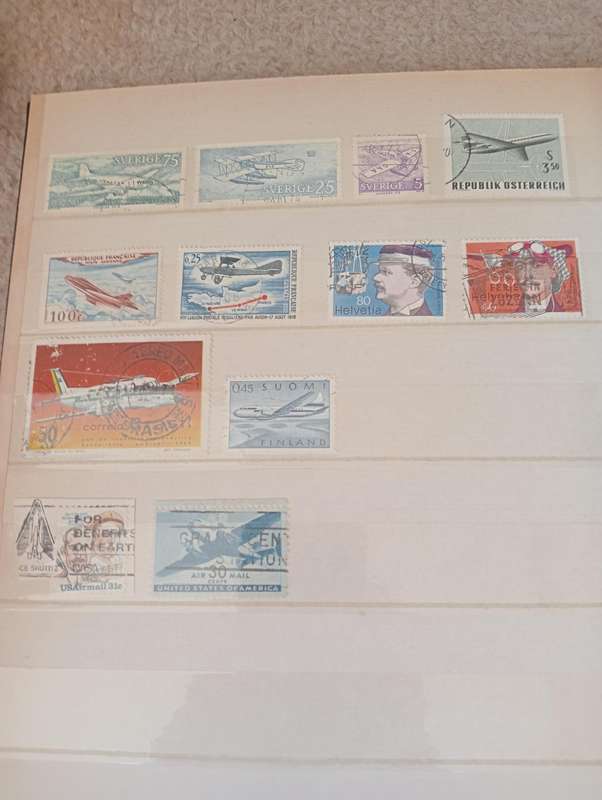 STOCK BOOK-LOVELY CLEAN THEMATICS-PLANES A PLENTY ETC-SEE BELOW