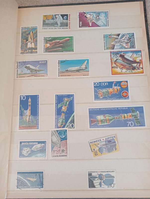 STOCK BOOK-LOVELY CLEAN THEMATICS-PLANES A PLENTY ETC-SEE BELOW