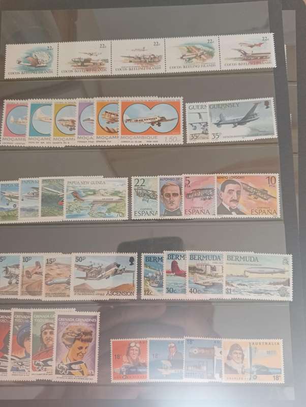 7 FULL PAGES !!! INCLUDED,PLANES SETS ALL SUPERB UMM,MANY MINI SHEETS AND OTHER THEMATICS