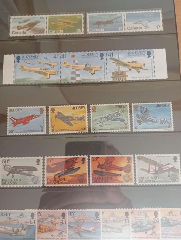 7 FULL PAGES !!! INCLUDED,PLANES SETS ALL SUPERB UMM,MANY MINI SHEETS AND OTHER THEMATICS