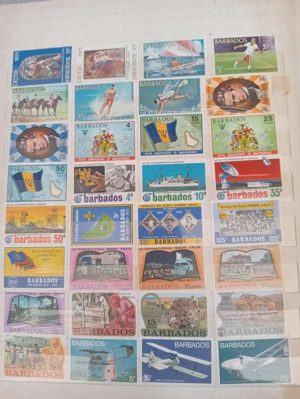 STOCK BOOK WITH GOOD CARIBBEAN SETS AND MORE-MUST SEE BELOW
