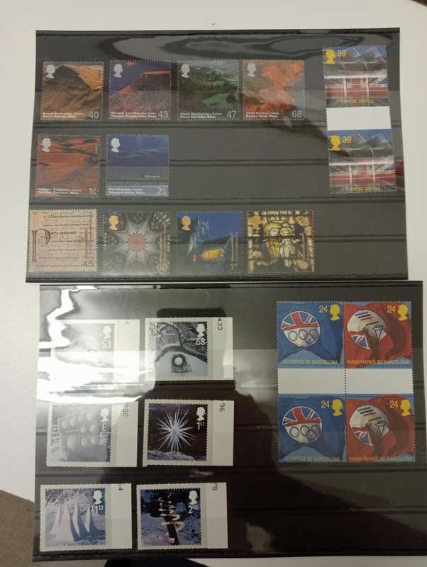 GB-SCARCE MODERN SETS GUTTERS ETC UMM ON 5 CARDS NB SEE BELOW
