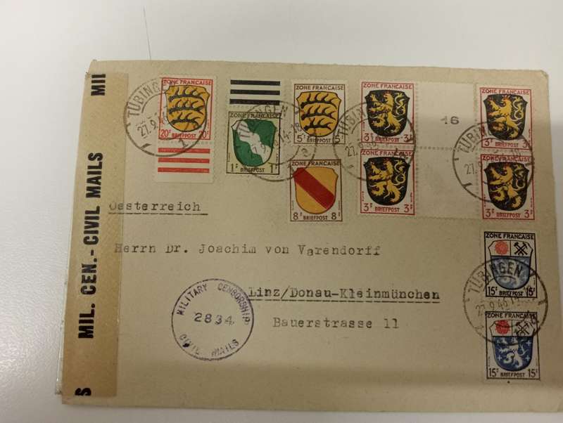 LOVELY SCARCE FRENCH ZONES covers-see them all on today !! buy now gets free cover