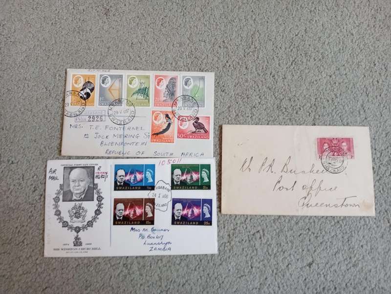 SWAZILAND-SOME NICE EARLY COVERS AND MID PERIOD-SEE BELOW