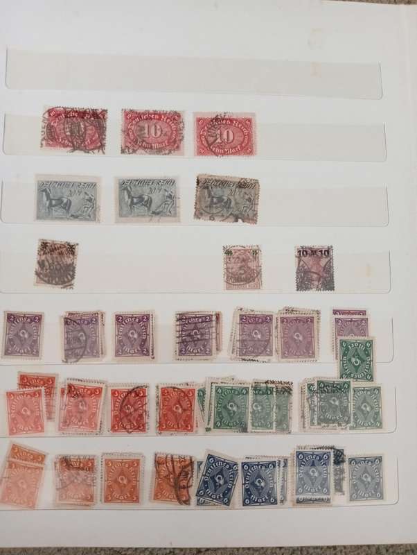 GERMAN REICH-STOCK BOOK FULL OF MANY EARLY VALUABLE LOTS-MANY HUNDREDS-MUST SEE ALL BELOW