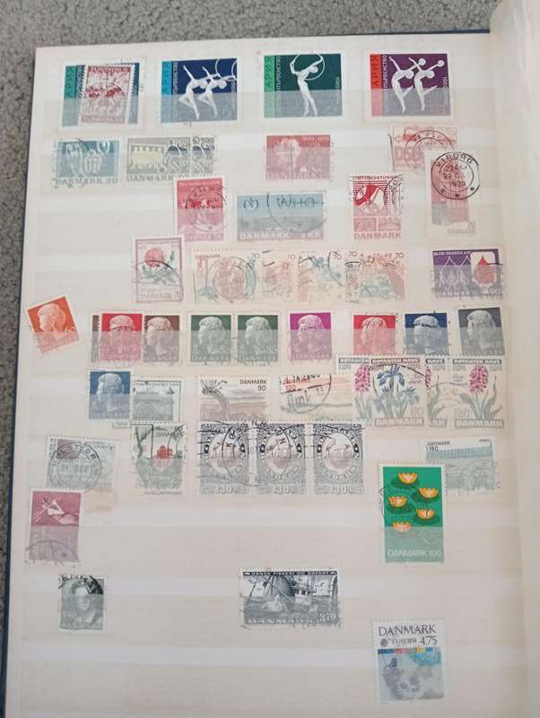 DENMARK-STOCK BOOK FULL OF MANY EARLY VALUABLE LOTS-MANY HUNDREDS-MUST SEE ALL BELOW