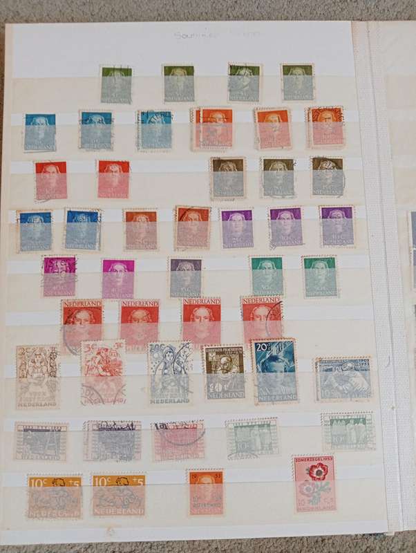 NETHERLAND-MASSIVE COLLECTION EARLIE`S TO MODERN EURO VALUES USED-MUST SEE BELOW