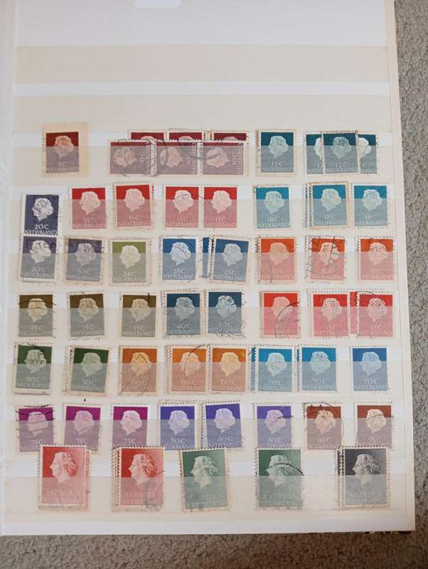 NETHERLAND-MASSIVE COLLECTION EARLIE`S TO MODERN EURO VALUES USED-MUST SEE BELOW