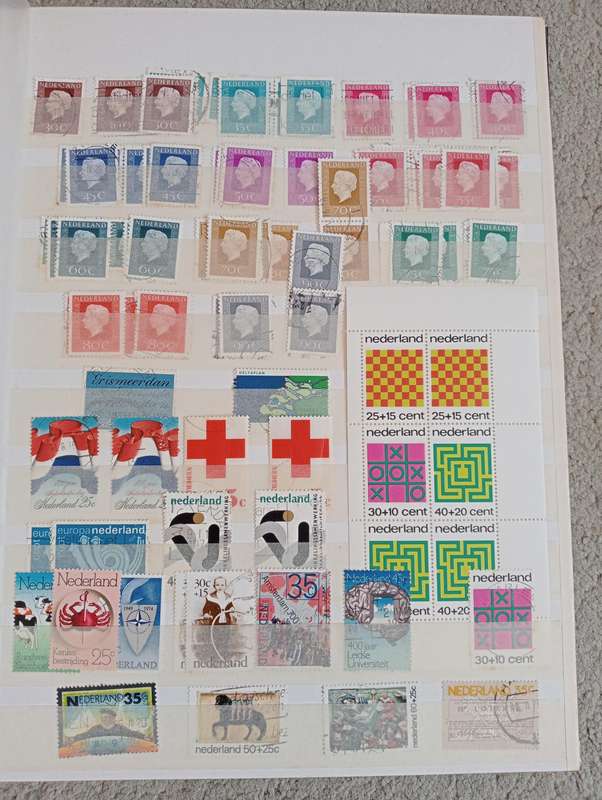 NETHERLAND-MASSIVE COLLECTION EARLIE`S TO MODERN EURO VALUES USED-MUST SEE BELOW