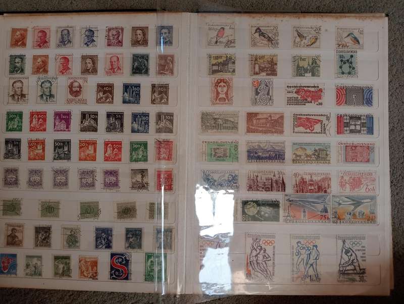 STOCK BOOK WITH USEFUL ITEMS-AUSTRIA ETC-SEE BELOW