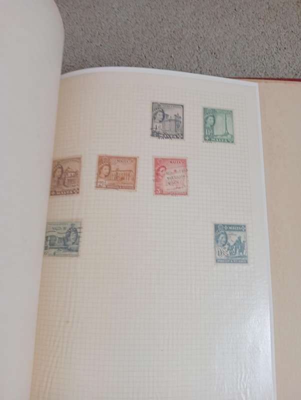 MALTA AND GIBRALTAR ON ALBUM PAGES SEE BELOW