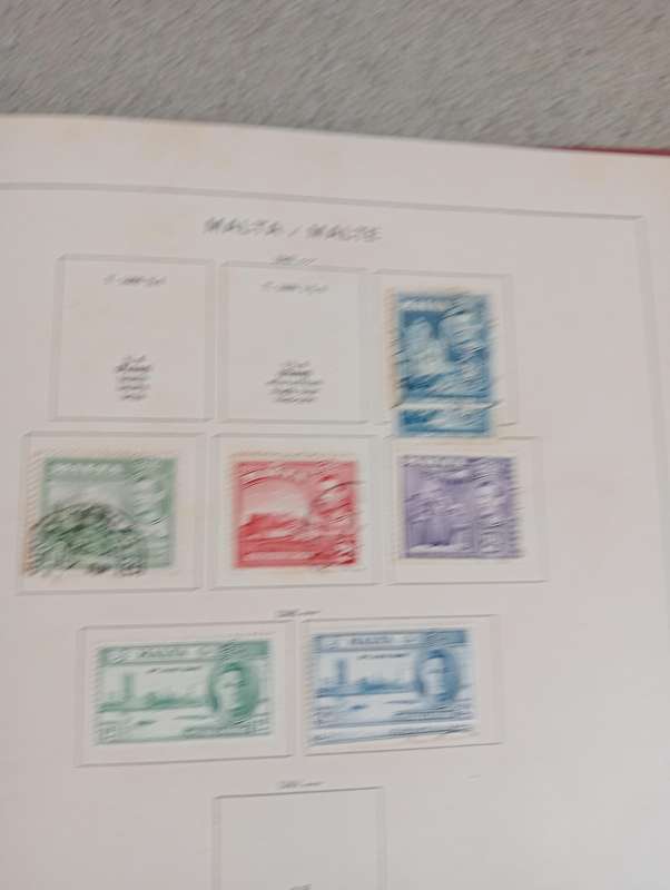 MALTA AND GIBRALTAR ON ALBUM PAGES SEE BELOW
