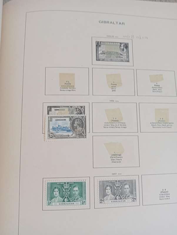 MALTA AND GIBRALTAR ON ALBUM PAGES SEE BELOW