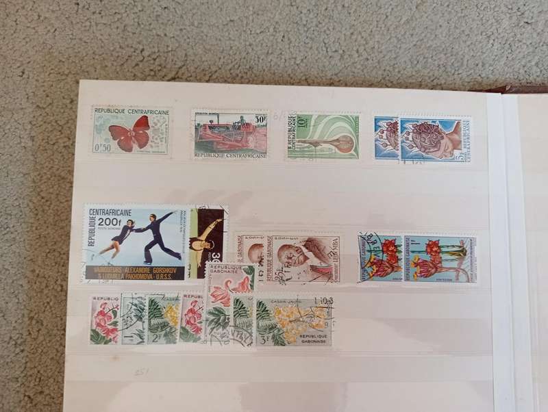 AFRICA-FRENCH COLONIES-USEFUL LOT ON STOCK BOOK PAGES-SEE BELOW