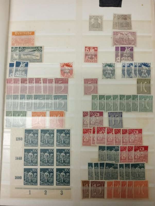 4 LOVELY PAGES OF MINT/UMM REICH-MUST SEE BELOW