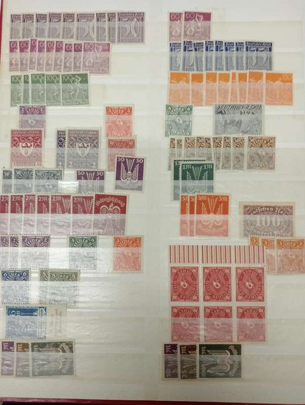 4 LOVELY PAGES OF MINT/UMM REICH-MUST SEE BELOW