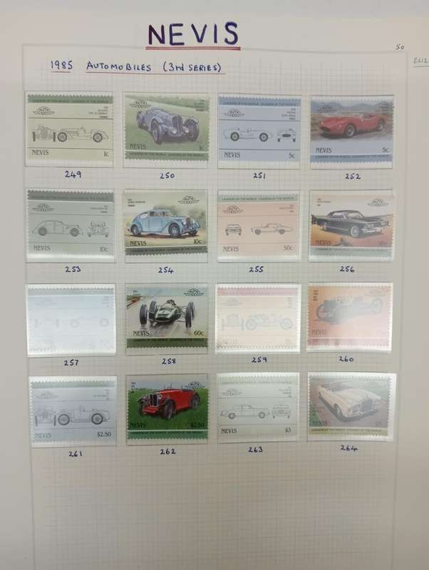 NEVIS-beautiful collection of umm sets see 9 FULL pages below in mounts for protection