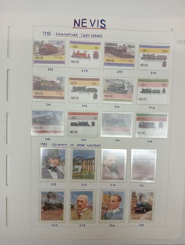 NEVIS-beautiful collection of umm sets see 9 FULL pages below in mounts for protection