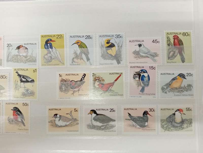 BIRDS SETS SOME OF WHICH ARE VERY SCARCE LIKE BRUNIE ETC-SEE ALL THE LOTS TODAY !!!