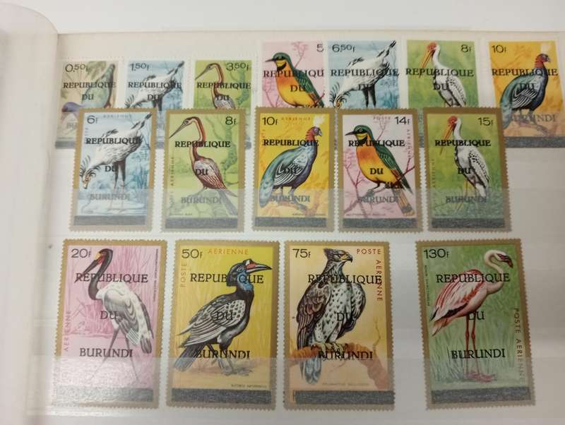 BIRDS SETS SOME OF WHICH ARE VERY SCARCE LIKE BRUNIE ETC-SEE ALL THE LOTS TODAY !!!