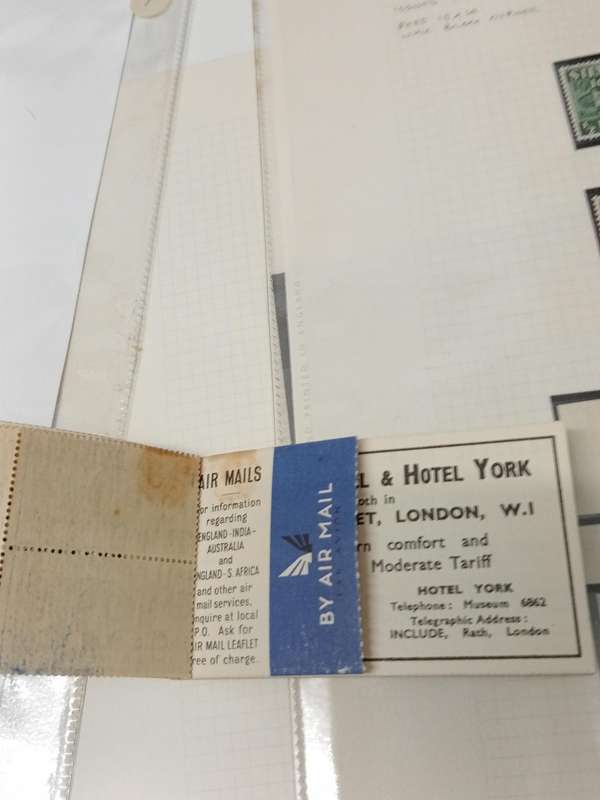 1935 Silver Jubilee Sets Card Booklet and Big Blocks