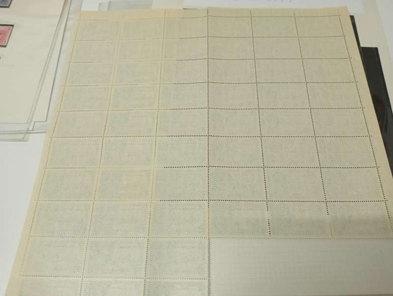 1935 Silver Jubilee Sets Card Booklet and Big Blocks