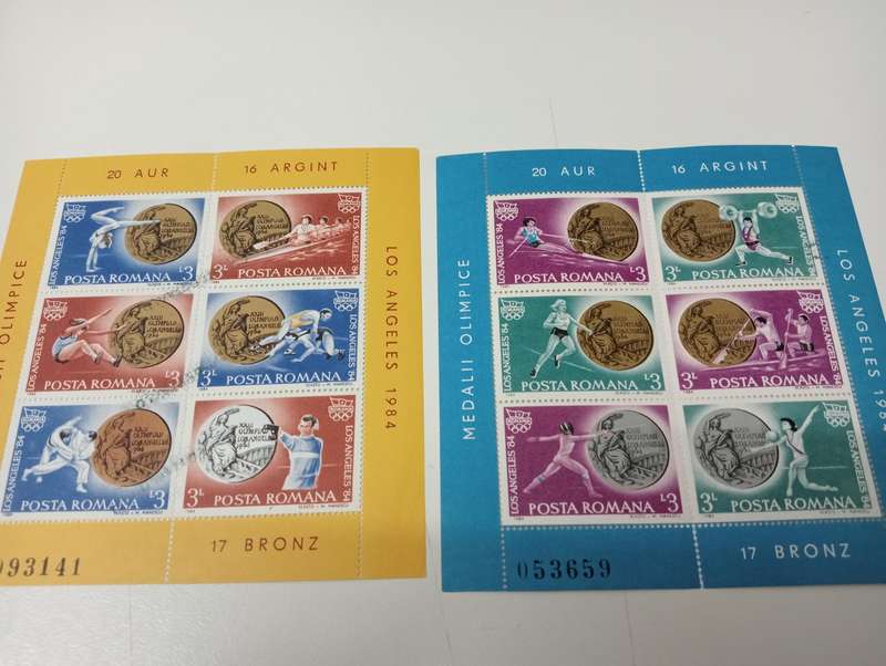 ROMANIA-superb umm mini sheets  R420.00