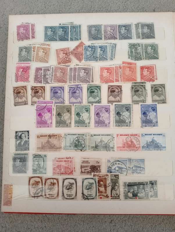 BELGIUM-valuable stock book many earlies good mint and much more-see below