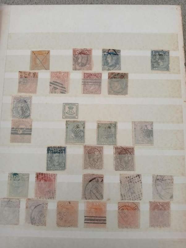 SPAIN-A HUGE full stock book filled with earlies to modern-1000`s MUST see below