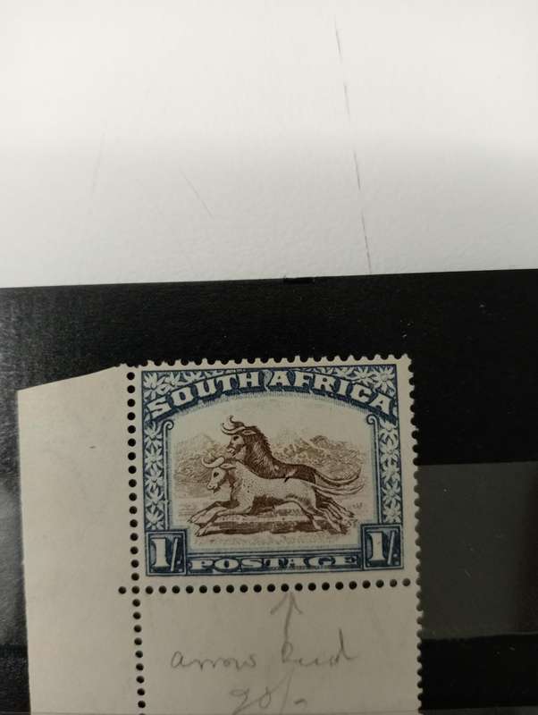 UNION VERY SCARCE proving positional single " DART ON GNUS BACK " listed flaw !!! vfm