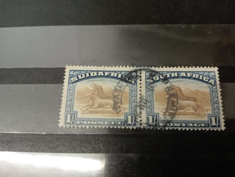 UNION-London issue vfu 1/SHILLING pair