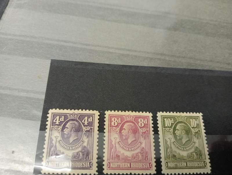 N.RHODESIA KGV superb mint light h.r.