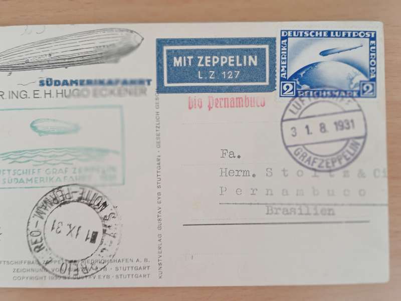 SCARCE " ZEPPELIN" cards and covers -SEE THE OTHER IN THIS AUCTION TODAY !!!!