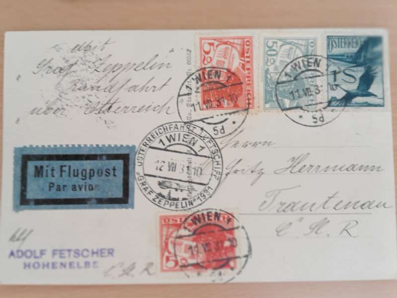 SCARCE " ZEPPELIN" cards and covers -SEE THE OTHER IN THIS AUCTION TODAY !!!!
