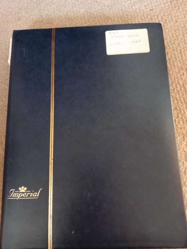 RSA-LARGE CLEAN STOCK BOOK WITH RESEARCH ON cancells and more.. NOT NEARLY all shown.