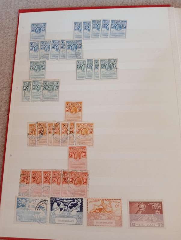 BASUTOLAND-KGV-QEII MASSIVE COLLECTION worth R1000.00`s-MUST SEE BELOW UMM + USED